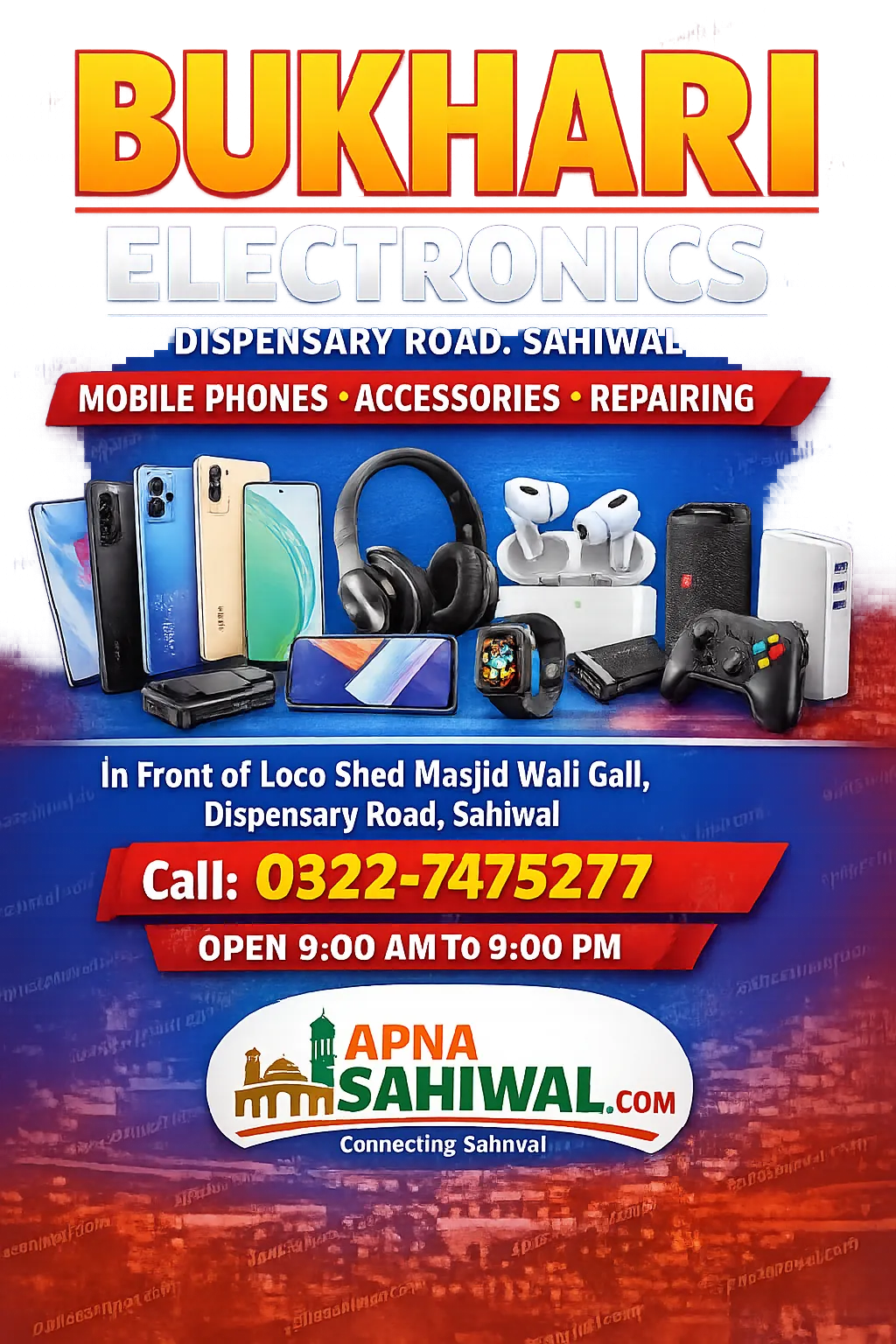 Bukhari Electronics Dispensary Road Sahiwal
