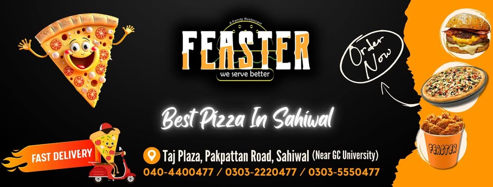 Feaster Pizza Sahiwal  cover