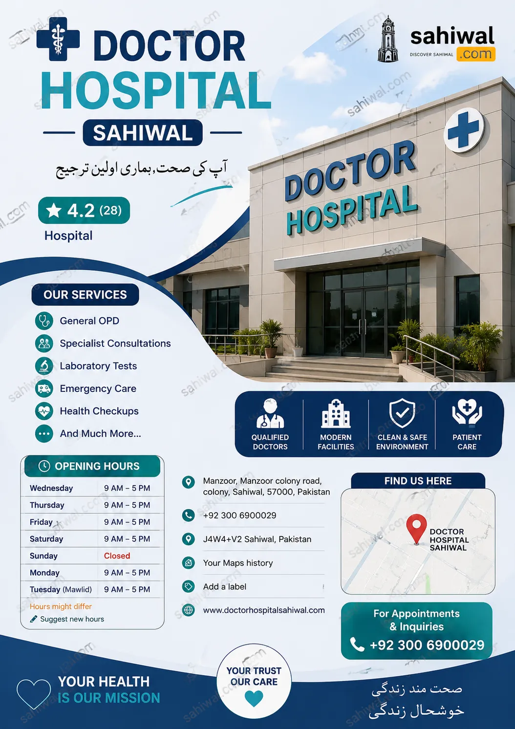 Doctor hospital sahiwal