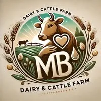 MB dairy & cattle farm logo