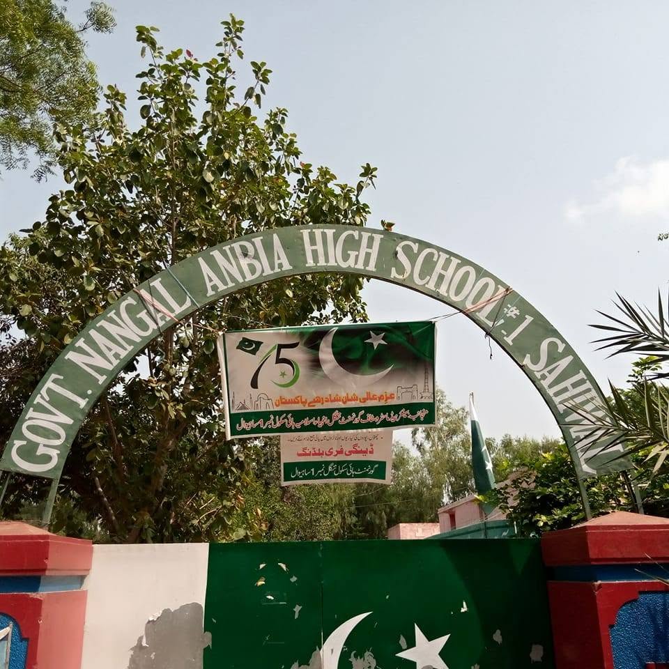 Govt. Nangle Anbia Boys High School No. 1 logo