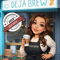 Deja brew cafe logo