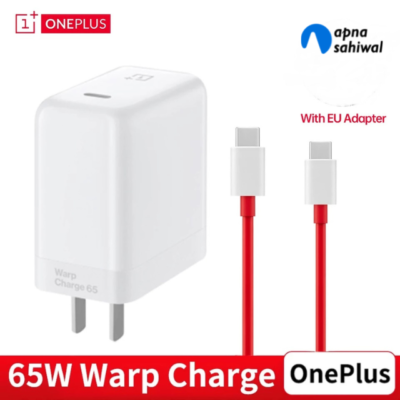 OnePlus 65W Warp Fast Charger USB-C Power Adapter